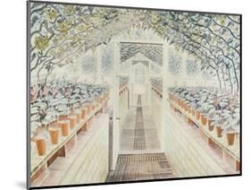The Greenhouse: Cyclamen and Tomatoes-Eric Ravilious-Mounted Giclee Print