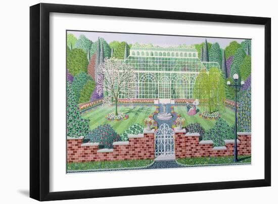 The Greenhouse in the Park-Peter Szumowski-Framed Giclee Print