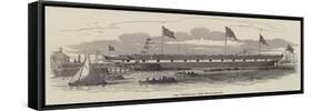 The Greenock, Iron Steam-Frigate-null-Framed Stretched Canvas