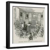 The Greenwich Royal Hospital Schools; Upper School: the Reverend J Hill's Classroom-null-Framed Giclee Print