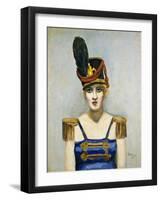 The Grendadier, 1930 (Oil on Canvas)-Walt Kuhn-Framed Giclee Print