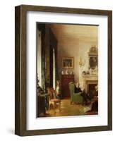 The Grey Drawing Room-Albert Chevallier Tayler-Framed Giclee Print