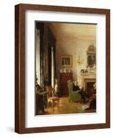 The Grey Drawing Room-Albert Chevallier Tayler-Framed Giclee Print