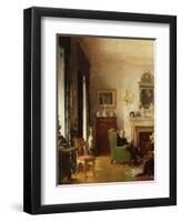 The Grey Drawing Room-Albert Chevallier Tayler-Framed Giclee Print