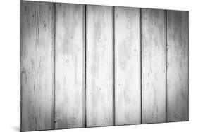 The Grey Paint Wood Texture with Natural Patterns-Madredus-Mounted Photographic Print