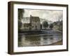 The Grey Windmill; Le Moulin Gris, 1914-Henri Eugene Augustin Le Sidaner-Framed Giclee Print