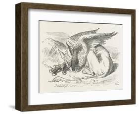 The Griffin Asleep-John Tenniel-Framed Photographic Print