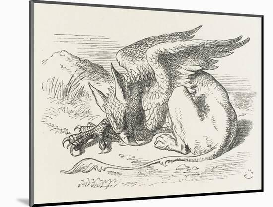 The Griffin Asleep-John Tenniel-Mounted Photographic Print