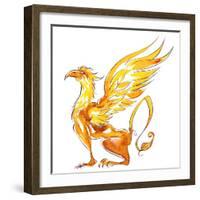 The Griffin - illustration to Lewis Carroll 's 'Alice's Adventures in Wonderland', 2005-Neale Osborne-Framed Giclee Print