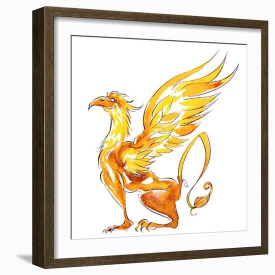 The Griffin - illustration to Lewis Carroll 's 'Alice's Adventures in Wonderland', 2005-Neale Osborne-Framed Giclee Print