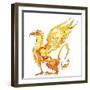 The Griffin - illustration to Lewis Carroll 's 'Alice's Adventures in Wonderland', 2005-Neale Osborne-Framed Giclee Print