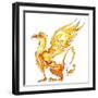 The Griffin - illustration to Lewis Carroll 's 'Alice's Adventures in Wonderland', 2005-Neale Osborne-Framed Giclee Print