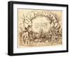 The Griffinage, the Hon. Newman Strange, Page from the Delhi Sketchbook, 1850-54-null-Framed Giclee Print