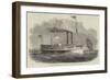 The Griffith Steamer, Passing the Lighthouse at Buffalo Harbour Point-null-Framed Giclee Print