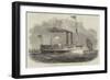 The Griffith Steamer, Passing the Lighthouse at Buffalo Harbour Point-null-Framed Giclee Print