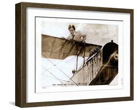 The Grim Game, Harry Houdini, 1919-null-Framed Art Print