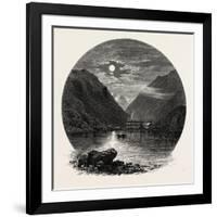 The Grimsel Hospice, Grimsel Hospiz, Switzerland, the Passes of the Alps, 19th Century-null-Framed Giclee Print