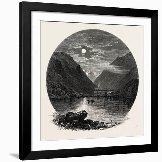 The Grimsel Hospice, Grimsel Hospiz, Switzerland, the Passes of the Alps, 19th Century-null-Framed Giclee Print