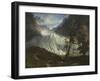 The Grindelwald Glacier, 1838 (Oil on Canvas)-Thomas Fearnley-Framed Giclee Print