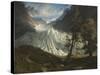 The Grindelwald Glacier, 1838 (Oil on Canvas)-Thomas Fearnley-Stretched Canvas