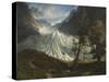 The Grindelwald Glacier, 1838 (Oil on Canvas)-Thomas Fearnley-Stretched Canvas