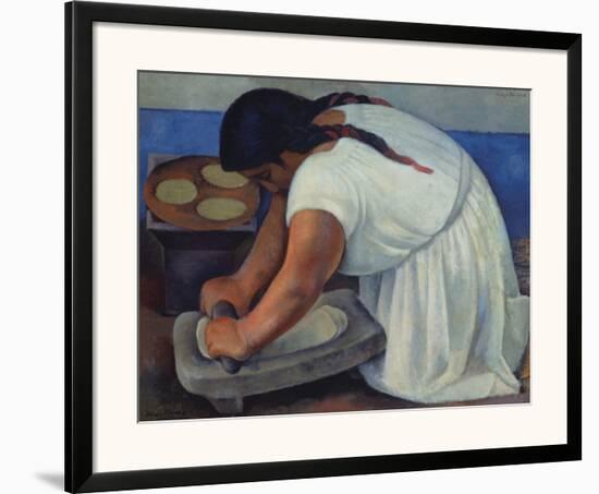 The Grinder, c.1926-Diego Rivera-Framed Art Print
