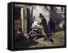 The Grinder, Ca 1840-Alexandre Gabriel Decamps-Framed Stretched Canvas