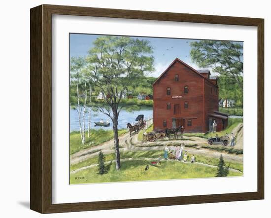 The Grist Mill (At West Stockbridge)-Bob Fair-Framed Giclee Print