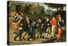 The Groom's Procession-Abel Grimmer-Stretched Canvas