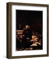 The Gross Clinic-Thomas Cowperthwait Eakins-Framed Giclee Print