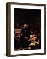 The Gross Clinic-Thomas Cowperthwait Eakins-Framed Giclee Print