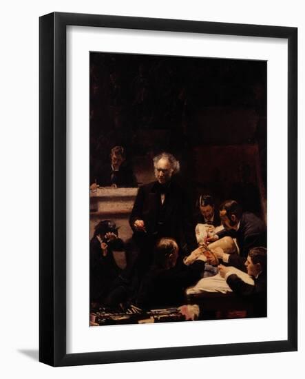 The Gross Clinic-Thomas Cowperthwait Eakins-Framed Giclee Print