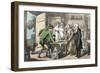 The Gross of Green Spectacles, Illustration from 'The Vicar of Wakefield' by Oliver Goldsmith,…-Thomas Rowlandson-Framed Giclee Print