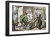The Gross of Green Spectacles, Illustration from 'The Vicar of Wakefield' by Oliver Goldsmith,…-Thomas Rowlandson-Framed Giclee Print