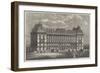 The Grosvenor Hotel, in Course of Erection on the Site of the Old Grosvenor Basin, Belgravia-null-Framed Giclee Print