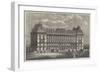 The Grosvenor Hotel, in Course of Erection on the Site of the Old Grosvenor Basin, Belgravia-null-Framed Giclee Print