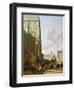 The Grote Markt, Haarlem, Looking West-Gerrit Adriaensz Berckheyde-Framed Giclee Print