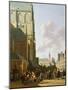 The Grote Markt, Haarlem, Looking West-Gerrit Adriaensz Berckheyde-Mounted Giclee Print