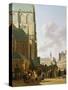 The Grote Markt, Haarlem, Looking West-Gerrit Adriaensz Berckheyde-Stretched Canvas