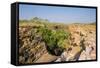 The Grotto Gorge Near Wyndham, Western Australia, Australia, Pacific-Michael Runkel-Framed Stretched Canvas