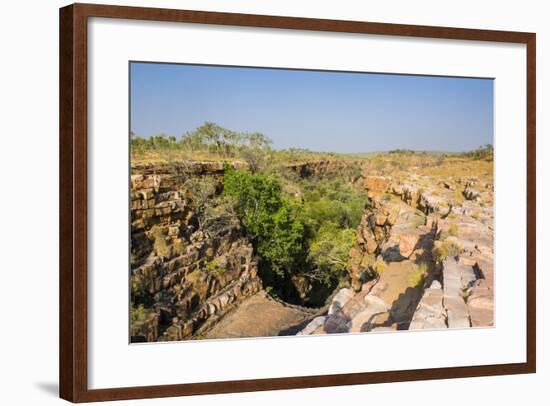 The Grotto Gorge Near Wyndham, Western Australia, Australia, Pacific-Michael Runkel-Framed Photographic Print