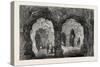 The Grotto in Hawkstone Park 1854-null-Stretched Canvas