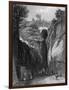 The Grotto of Posillipo Near Naples, Italy, 19th Century-J Poppel-Framed Giclee Print