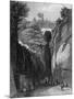 The Grotto of Posillipo Near Naples, Italy, 19th Century-J Poppel-Mounted Giclee Print