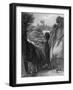 The Grotto of Posillipo Near Naples, Italy, 19th Century-J Poppel-Framed Giclee Print