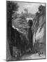 The Grotto of Posillipo Near Naples, Italy, 19th Century-J Poppel-Mounted Giclee Print