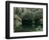 The Grotto of the Loue, 1864-Gustave Courbet-Framed Giclee Print