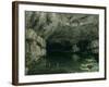 The Grotto of the Loue, 1864-Gustave Courbet-Framed Giclee Print