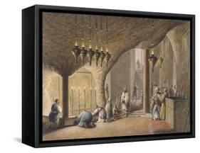 The Grotto of the Nativity, Bethlehem, 1802-Luigi Mayer-Framed Stretched Canvas