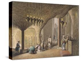 The Grotto of the Nativity, Bethlehem, 1802-Luigi Mayer-Stretched Canvas